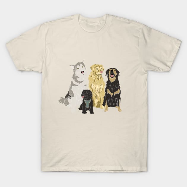 Dog Squad T-Shirt by NickiPostsStuff